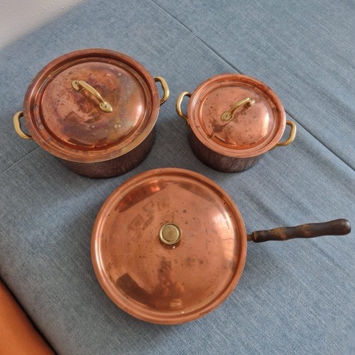 Kupfertöpfe set - kupfertöpfe,