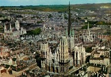 Rouen 76 Fliegeraufnahme Cathedrale et St-Maclou
