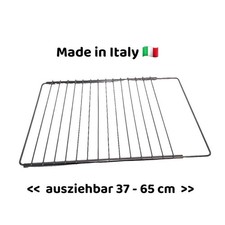 Universal Grillrost 32 cm x 37 - 65 cm AUSZIEHBAR Backofenrost verstellbar Grill