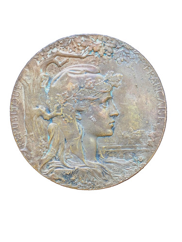 Aus nachlass bronze medaille - nachlass,