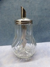 24853. Zuckerstreuer Glas mit