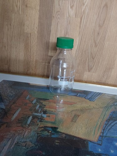 Schott glasflasche mit deckel - schott,