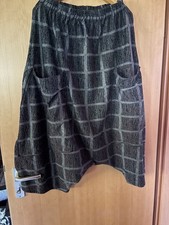 Haremshose One Size 42/46 in Grau mit großen Taschen 