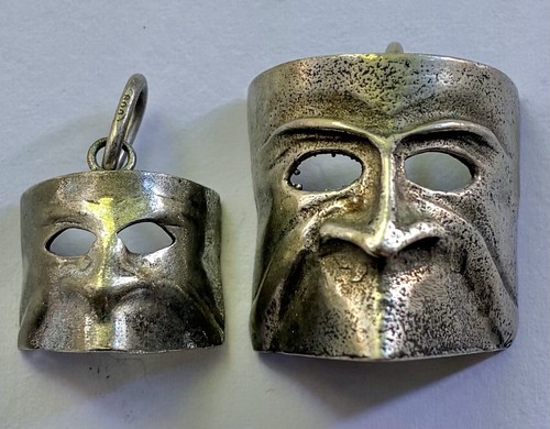Vintage silber anhänger - vintage, silber-anhänger