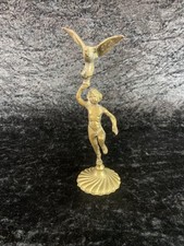 Alte Skulptur Figur Messing