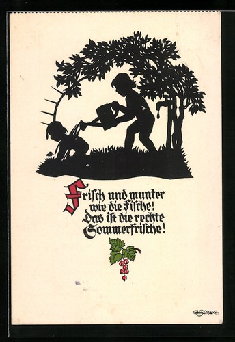 Künstler georg plischke - künstler-ak,