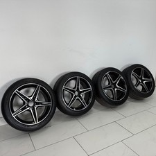 18 Zoll AMG Felgen Mercedes C Klasse W205 C43 7.5J 8.5J Sommerreifen Dunlop MO
