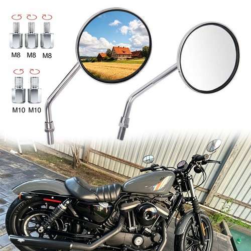 Chrom motorrad spiegel - chrom,