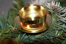 Teelichthalter gold glanz