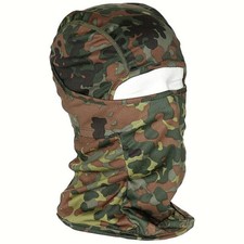 BW Balaclava 1Loch Bundeswehr Biker flecktarn Sturmhaube 1 Loch Motorrad 10896V