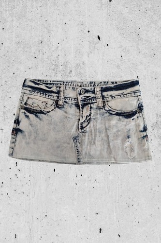 Y2k vintage denim minirock - y2k, /