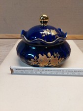 Bavaria Porzelan Zuckedose 24 Karat Glod