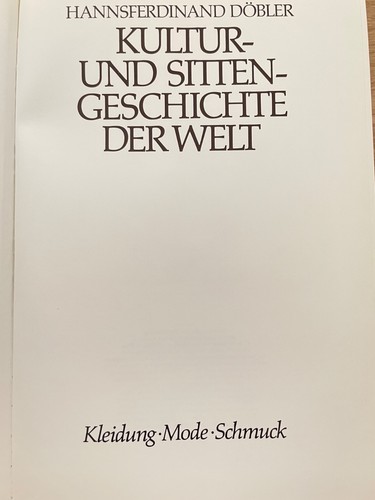Kultur und sittengeschichte - und,