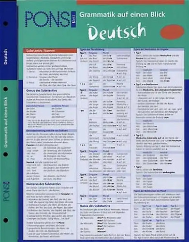 Pons grammatik auf einen blick - grammatik,