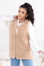 Damen teddyfell weste - damen,