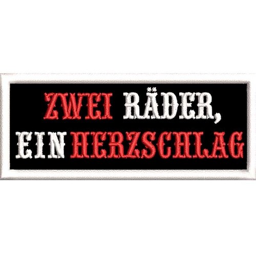 Zwei räder ein - zwei, herzschlag