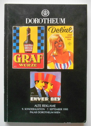 Alte reklame auktionskatalog - reklame,