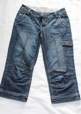Esprit Denim Capri  Hose  Gr.36 Blau