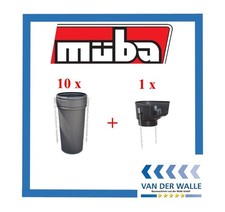 10x müba schuttrohre - 10x,