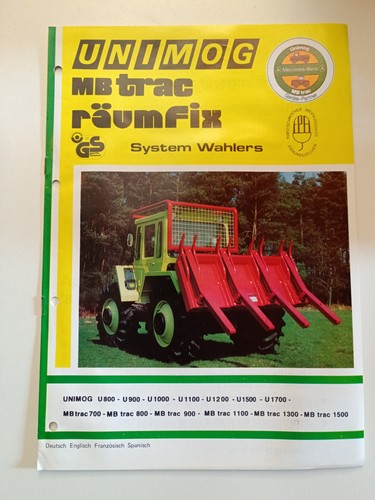 Original prospekt unimog - unimog, mb