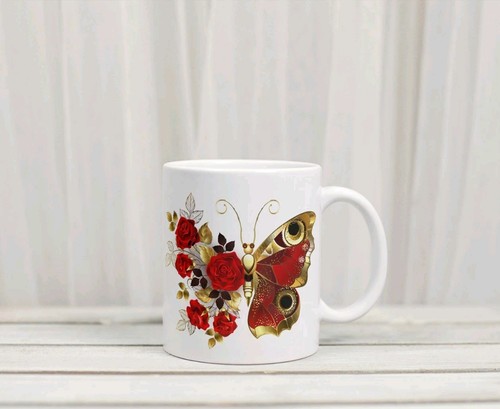 Butterfly schmetterling rose - butterfly,