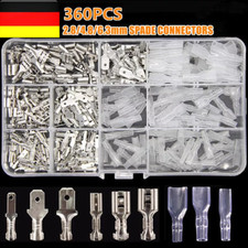 Flachstecker Set 360tlg für Auto/Elektrik Kabelschuhe Quetschverbinder Sortiment