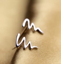 Ohrstecker Schlange Sterling