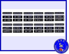 Dampfloknummern Deutsche