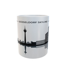 Düsseldorf skyline tasse - düsseldorf, –