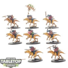 Lizardmen - 8 Saurus Cavalry -
