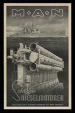 Alte grosse Werbung 1941 M.A.N