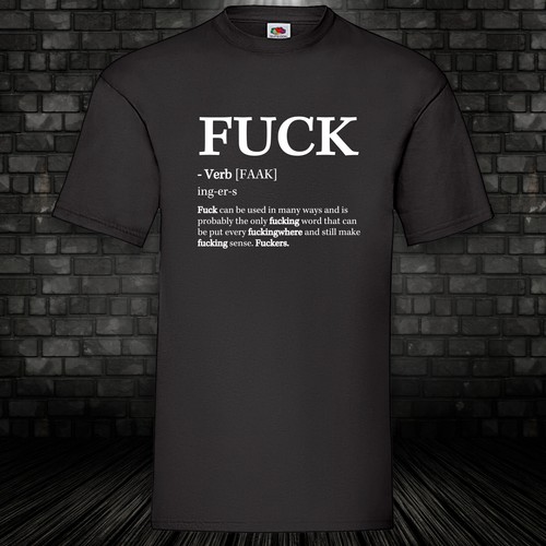 Fuck definition funshirt - definition,