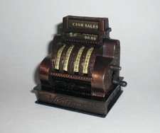 Registrierkasse Kasse (2) Die-Cast - Anspitzer Bleistiftspitzer Metall TOP!