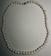 echte Perlenkette Länge 46 cm