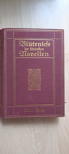 Antique german book - book, end