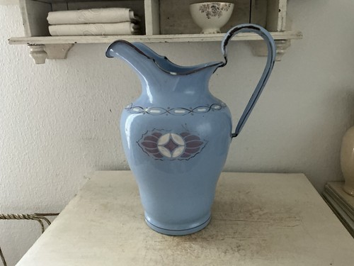 Alter emaille krug kanne - alter,