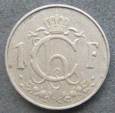 Luxemburg, 1 Franc 1960, ss/vz