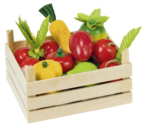 Obst und gemüse holzkiste - obst,