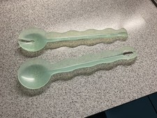 Salatbesteck, hellgrün