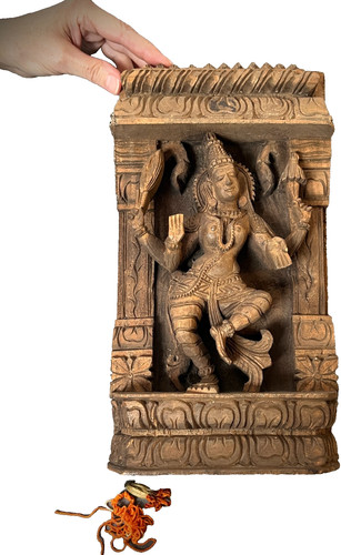 Antike indische schrein - antike,