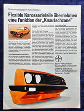 Ford Escort RS 2000 mit Bayflex-Frontteil, originale Werbung aus 1978