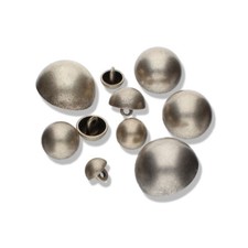 2x Trachtenknopf Metall