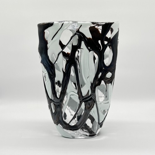 Vintage glasvase unikat murano - glasvase,