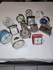 Konvolut Wecker, Reisewecker Mechanische Wecker, 14 Stück alte Wecker, 