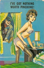 POSTKARTE COMIC GEWAGTE XERXE