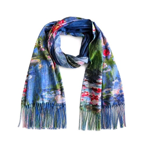 Xxl damen schal kunstprint mit - xxl,