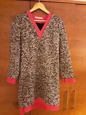 BALENCIAGA PARIS  Kleid/  Longpulli Gr 38 schwarz, weiß,  pink