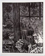 Esteban Fekete, Holzschnitt