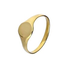 9K Gold Rund Gravierbarer