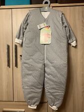 Hopsi Odenwälder Jersey NEU Schlafoverall 110/116 lovely nightsky grey